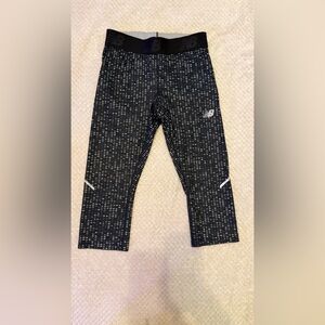 New Balance Gray and Black Leggings